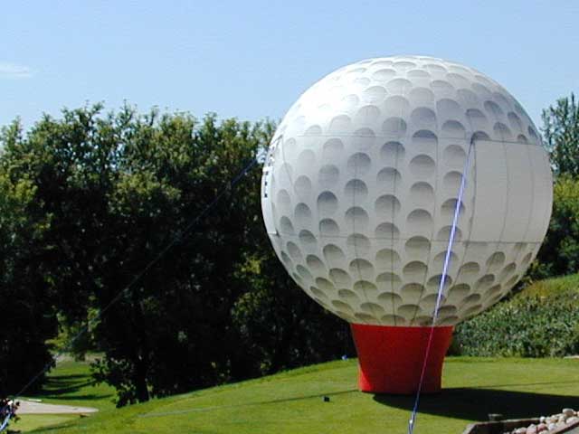 Sports Themed Giant Inflatable Golf Ball