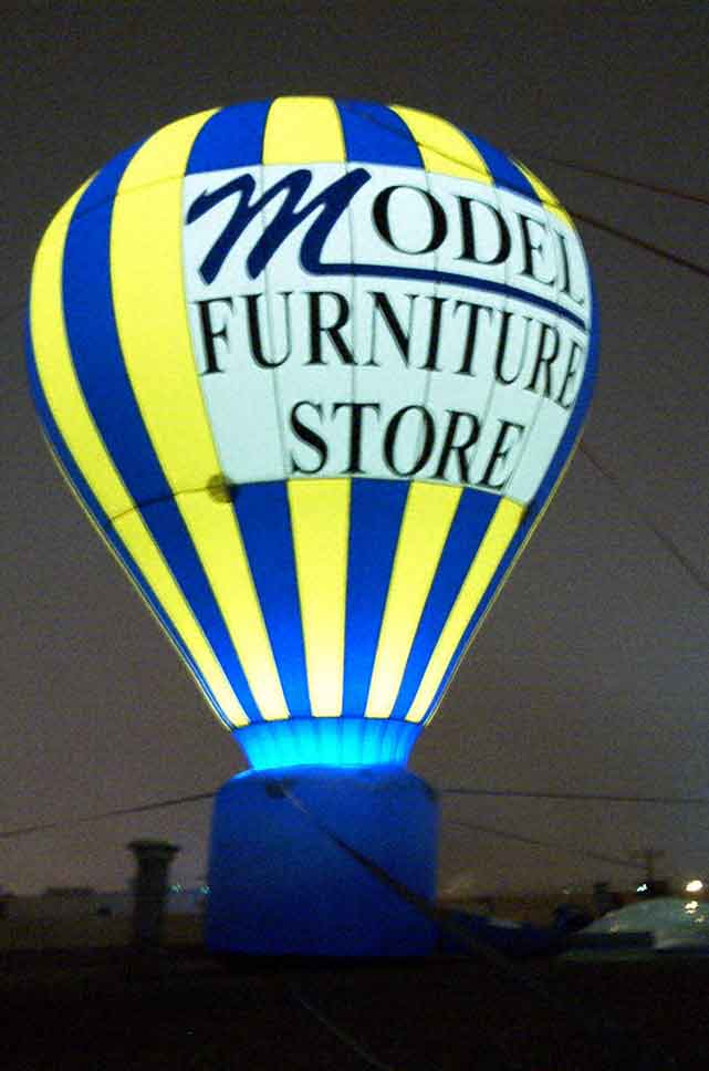 Hot Air Balloon for model furniture store