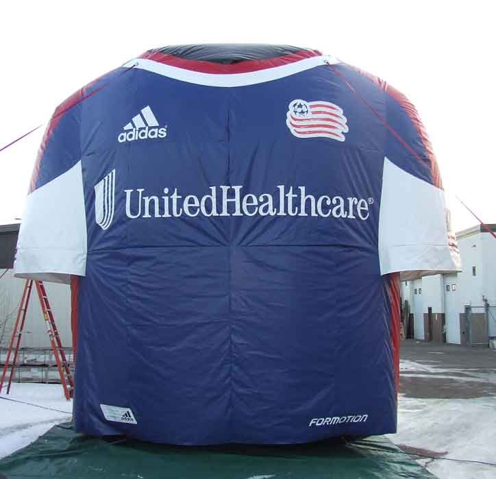Giant inflatable jersey